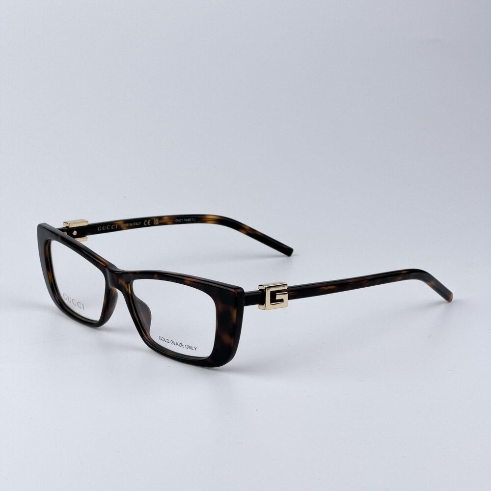 Gucci Women BRAND NEW Eyeglasses Havana Cat Eye GG1682O 003 - Picture 6 of 11